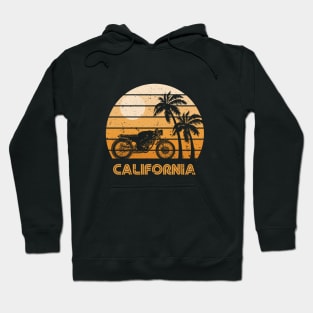 Retro Sunset California Rider Hoodie